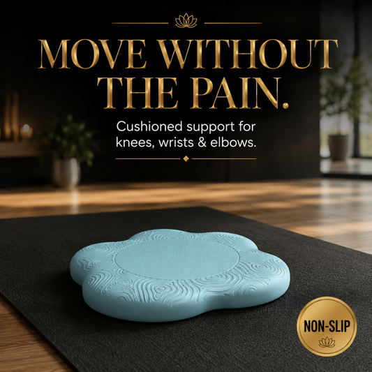 Yoga Knee Pad for Exercise Thickened Non-Slip Kneeling Mat | Portable Elbow & Wrist Support Cushion for Yoga, Pilates & Fitness