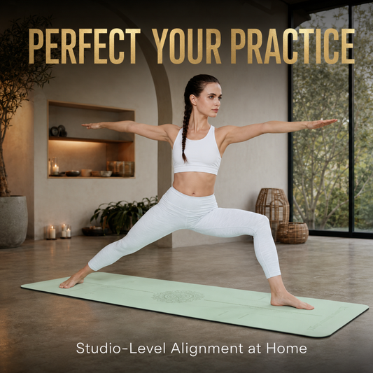 Anti-Slip Yoga Mat | Non-Slip Exercise Mat | Cushioned Fitness Mat for Yoga, Pilates & Home Workouts | Available in 8 Colors