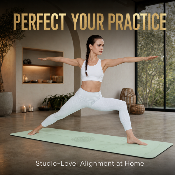 Anti-Slip Yoga Mat | Non-Slip Exercise Mat | Cushioned Fitness Mat for Yoga, Pilates & Home Workouts | Available in 8 Colors