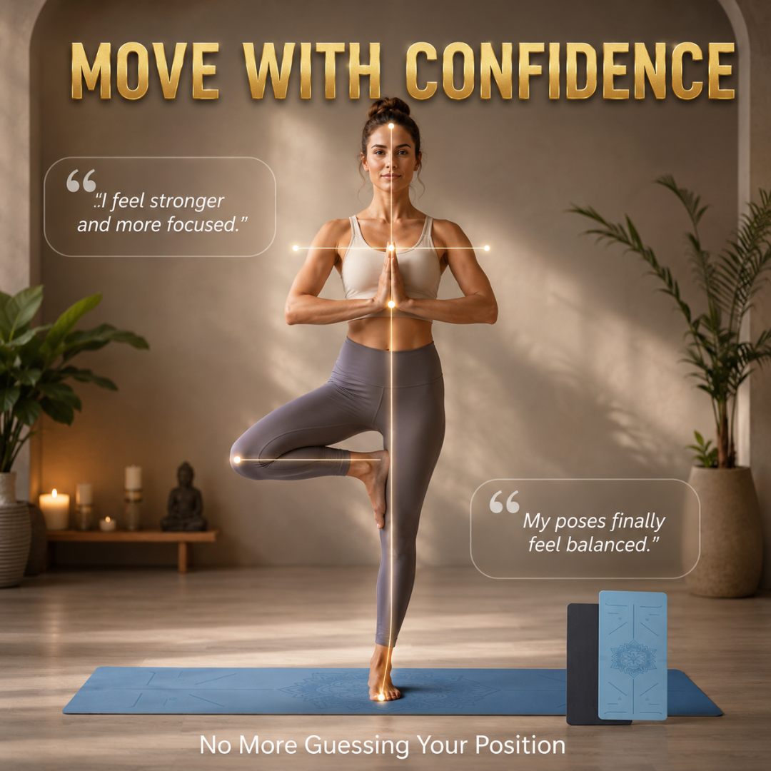 Anti-Slip Yoga Mat | Non-Slip Exercise Mat | Cushioned Fitness Mat for Yoga, Pilates & Home Workouts | Available in 8 Colors
