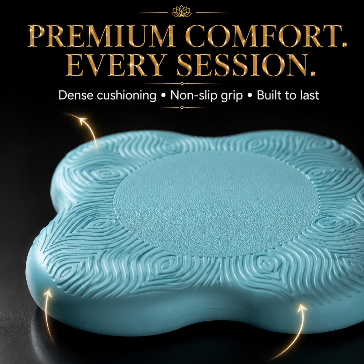 Yoga Knee Pad for Exercise Thickened Non-Slip Kneeling Mat | Portable Elbow & Wrist Support Cushion for Yoga, Pilates & Fitness